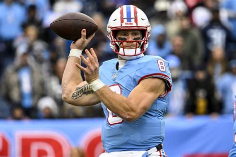 Titans QB Will Levis dealing with sprained ankle, hopes to play against Seahawks
